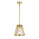 Open Louvers One Light Pendant in Champagne Gold (45|82105/1)