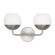 Alvin Two Light Bath Vanity in Brushed Nickel (454|4468102-962)