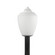 Outdoor Essentials One Light Post Mount in Black (45|TG30176)