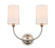 Giselle LED Wall Sconce in Brushed Satin Nickel (405|372-2W-SN-S1-LED)