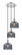 Franklin Restoration Three Light Pendant in Polished Chrome (405|113F-3P-PC-G73)