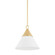 Mica One Light Pendant in Aged Brass (428|H709701S-AGB/TWH)