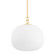 Ingels One Light Pendant in Aged Brass (70|9721-AGB)