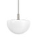 Lethbridge One Light Pendant in Polished Nickel (70|5919-PN)