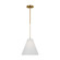 Remy One Light Pendant in Burnished Brass (454|AEP1061BBS)