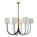 Ruskin Eight Light Chandelier in Blackened Iron (314|85076)