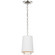 Sydney LED Pendant in Polished Nickel (268|S 5120PN-WHT/CG)