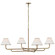 Rigby LED Chandelier in Soft Brass and Natural Oak (268|MF 5055SB/NO-L)