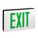 Exit LED Self-Diagnostic Exit Sign w/ Battery Backup in Aluminum (167|NX-616-LED/G/2F)