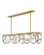 Nala LED Linear Chandelier in Heritage Brass (138|FR31266HBR)