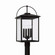 Bryson Four Light Outdoor Post Lantern in Black (65|948043BK)