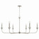 Presley Six Light Chandelier in Brushed Nickel (65|448961BN)