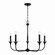 Presley Five Light Chandelier in Matte Black (65|448951MB)