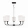 Lawson Five Light Chandelier in Matte Black (65|448851MB-542)