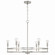 Fuller Six Light Chandelier in Brushed Nickel (65|448761BN)