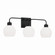 Tanner Three Light Vanity in Matte Black (65|120031MB-540)