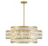 Renzo Six Light Pendant in Warm Brass (51|7-9048-6-322)