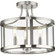 Gilliam Three Light Semi Flush Mount in Brushed Nickel (54|P350231-009)