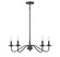 Five Light Chandelier in Matte Black (446|M100120MBK)