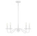 Five Light Chandelier in Bisque White (446|M100120BQW)