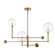 LED Chandelier in Natural Brass (446|M100100NB)