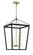 Lucent Four Light Lantern in Black and Aged Brass (90|161782)