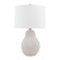 Crater One Light Table Lamp in Patina Brass/Ceramic Satin White Gold (67|PTL2525-PBR/CSD)