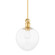 Anna One Light Pendant in Aged Brass (428|H736701S-AGB)