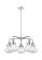 Downtown Urban Five Light Chandelier in Polished Chrome (405|916-5CR-PC-G322)