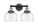 Edison Two Light Bath Vanity in Black Antique Brass (405|616-2W-BAB-G713)