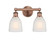 Edison Two Light Bath Vanity in Antique Copper (405|616-2W-AC-G441)