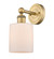 Edison One Light Wall Sconce in Brushed Brass (405|616-1W-BB-G111)