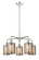 Downtown Urban Five Light Chandelier in Polished Chrome (405|516-5CR-PC-G116)