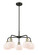 Downtown Urban Five Light Chandelier in Black Antique Brass (405|516-5CR-BAB-G91)