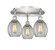 Downtown Urban Three Light Flush Mount in Satin Nickel (405|516-3C-SN-G82)