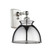 Ballston One Light Wall Sconce in White Polished Chrome (405|516-1W-WPC-M14-PC)