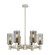 Downtown Urban LED Chandelier in Satin Nickel (405|434-6CR-SN-G434-7SM)