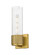 Downtown Urban LED Wall Sconce in Brushed Brass (405|428-1W-BB-G428-12SDY)