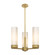 Downtown Urban LED Pendant in Brushed Brass (405|427-3CR-BB-G427-14WH)