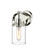 Downtown Urban LED Wall Sconce in Polished Nickel (405|423-1W-PN-G423-7CL)