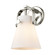 Downtown Urban LED Wall Sconce in Polished Nickel (405|423-1W-PN-G411-6WH)