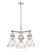 Downtown Urban Three Light Pendant in Polished Nickel (405|411-3CR-PN-G411-7CL)