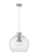 Downtown Urban Three Light Pendant in Satin Nickel (405|410-3PL-SN-G410-18SDY)