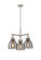 Downtown Urban Three Light Pendant in Satin Nickel (405|410-3CR-SN-G412-7SM)