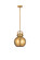 Downtown Urban One Light Pendant in Brushed Brass (405|410-1SM-BB-M410-10BB)