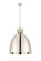 Downtown Urban One Light Pendant in Polished Nickel (405|410-1SL-PN-M412-18PN)