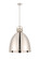Downtown Urban One Light Pendant in Polished Nickel (405|410-1SL-PN-M412-16PN)