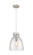 Downtown Urban One Light Pendant in Satin Nickel (405|410-1PM-SN-G412-10SDY)