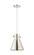 Downtown Urban One Light Pendant in Polished Nickel (405|410-1PM-PN-M411-10PN)