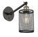 Downtown Urban LED Wall Sconce in Black Antique Brass (405|317-1W-BAB-M18-BK)